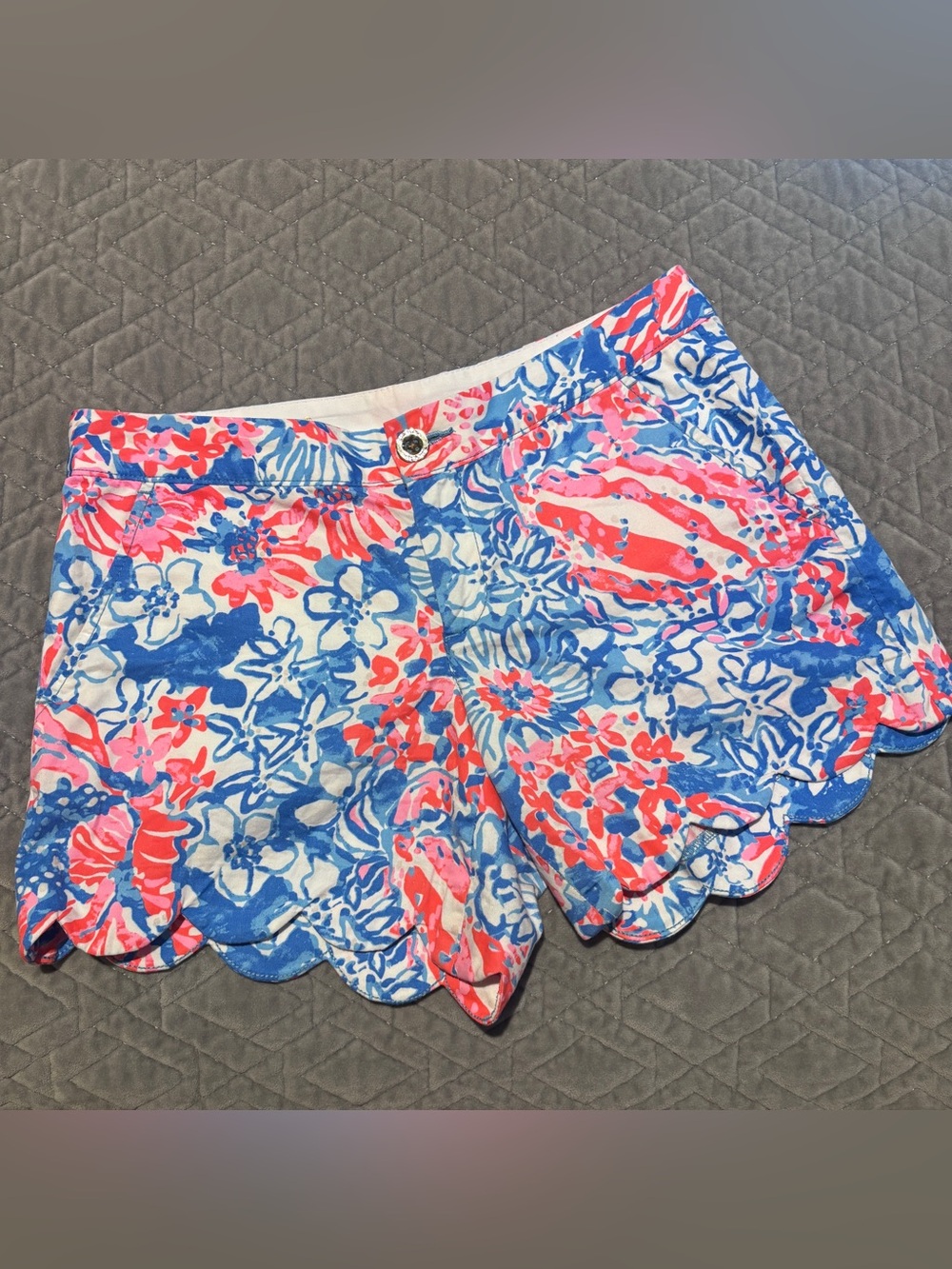 Lily Pulitzer Buttercup Cotton Short Sz 2